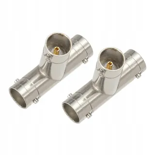 SUPERBAT BNC Adapter 75 Ohm Splitter 1 Naar 2 SDI HD-SDI CCTV 2 Stuks — miniatuur 1