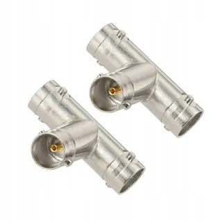 SUPERBAT BNC Adapter 75 Ohm Splitter 1 Naar 2 SDI HD-SDI CCTV 2 Stuks — miniatuur 2