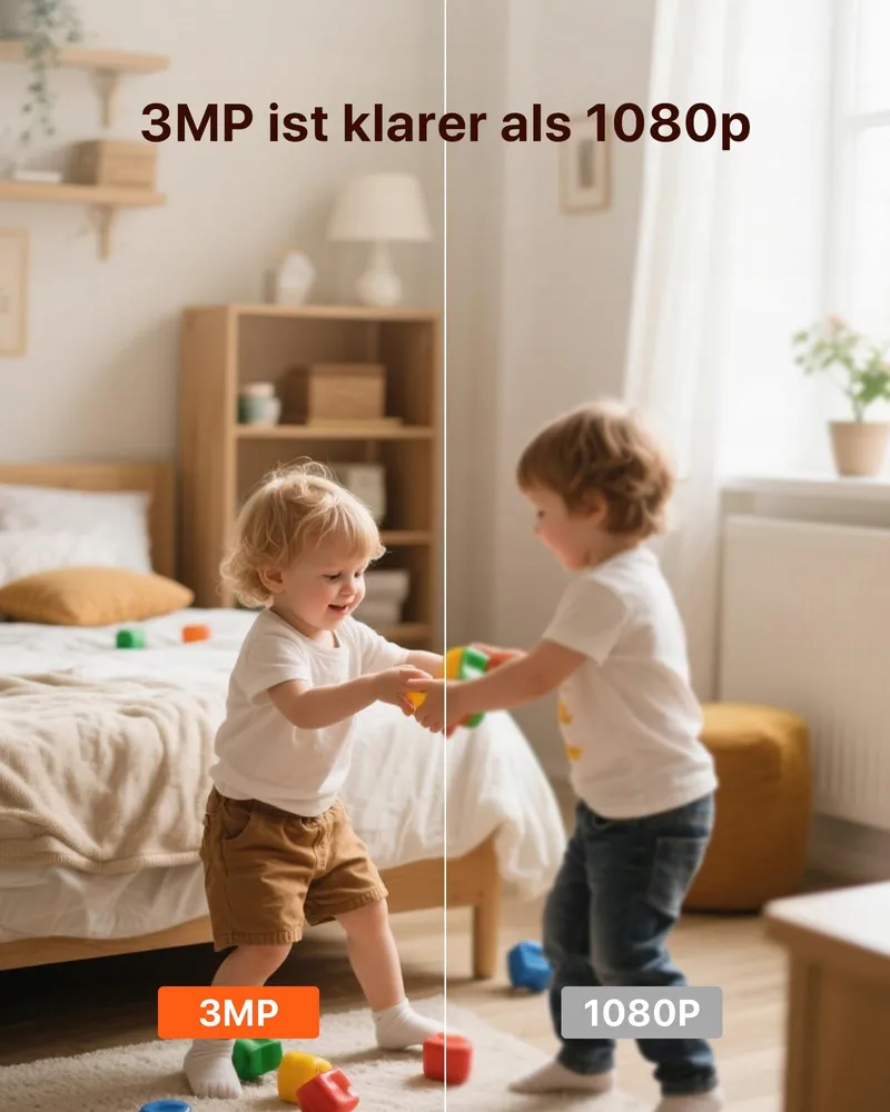 TENDA Binnencamera 2K WiFi 6 3MP Audio Nachtzicht Alarm SD-Kaart — foto 3