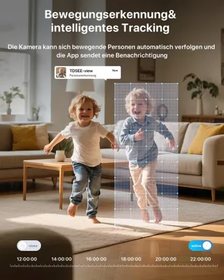 TENDA Binnencamera 2K WiFi 6 3MP Audio Nachtzicht Alarm SD-Kaart — miniatuur 5