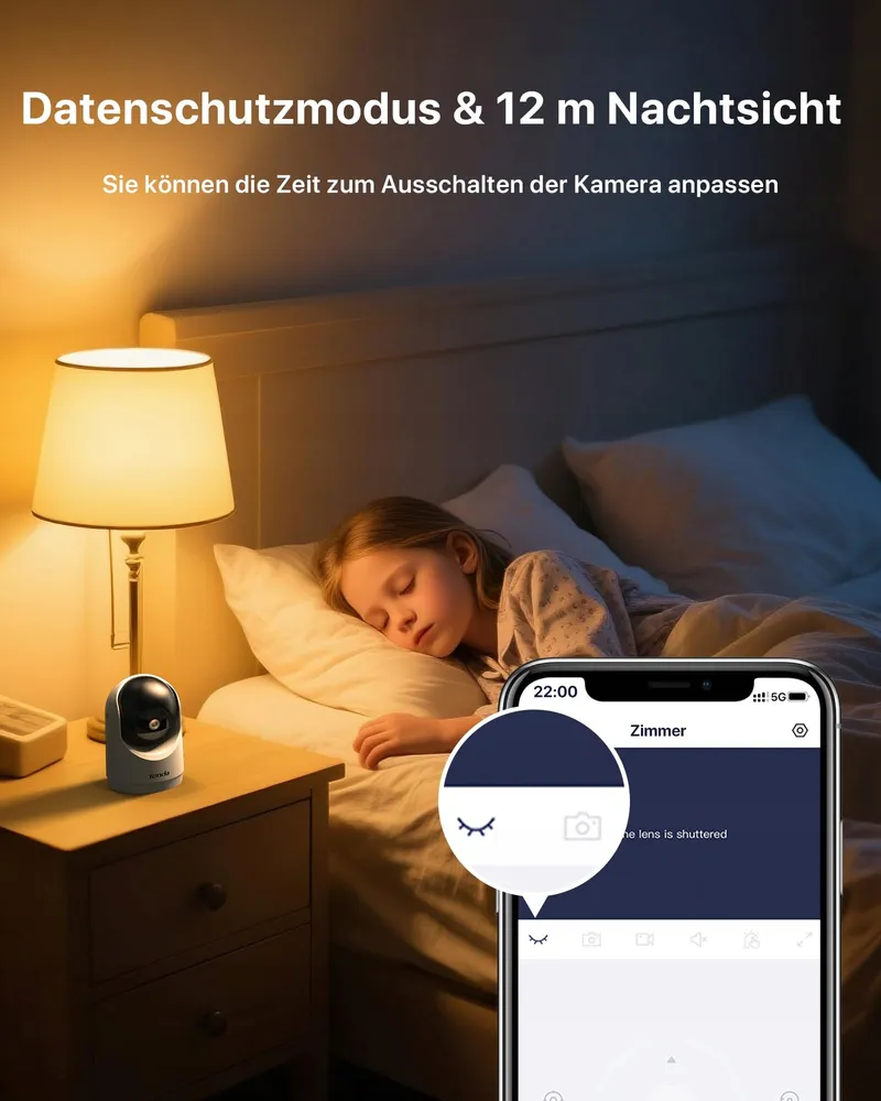 TENDA Binnencamera 2K WiFi 6 3MP Audio Nachtzicht Alarm SD-Kaart — foto 8