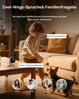 TENDA Binnencamera 2K WiFi 6 3MP Audio Nachtzicht Alarm SD-Kaart — miniatuur 7
