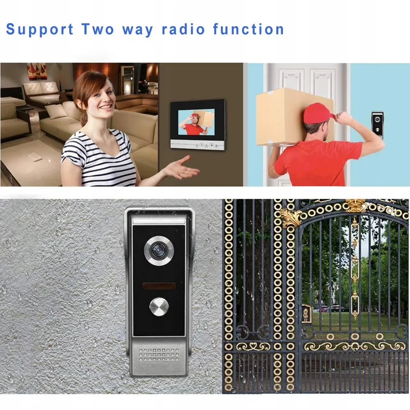 DIGINEX HFeng Video-intercom 2 Monitoren 7 Inch Nachtzicht — foto 3