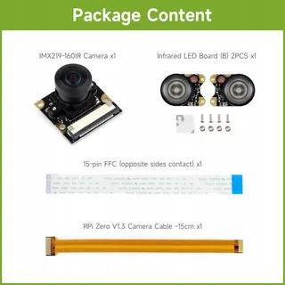 WAVESHARE IMX219 Camera 8MP IR Voor Jetson Nano AI 160° FOV — miniatuur 2