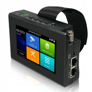 POMIACAM Cameratester Monitor 4K IP WiFi PoE 4 Inch 8MP 12V — miniatuur 1