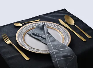 OTTO KONIG Bestekset 24-delig Goud RVS 6 Personen — miniatuur 9