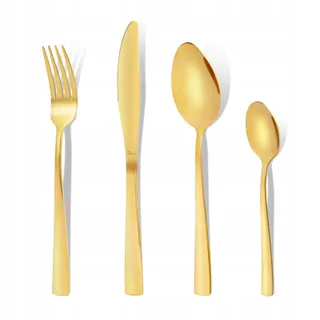 OTTO KONIG Bestekset 24-delig Goud RVS 6 Personen — miniatuur 1