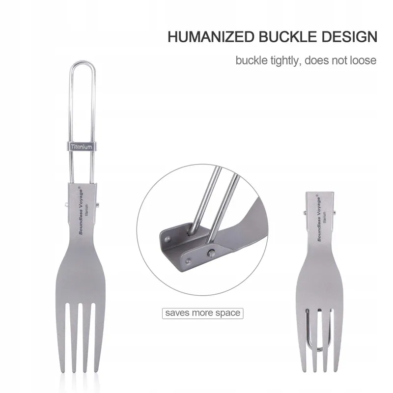 IBASINGO Titanium Bestekset Camping Licht Draagbaar Outdoor — foto 8