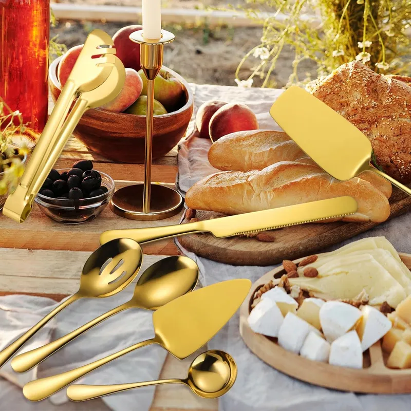 AARAINBOW Buffet Bestekset 8-delig RVS Goud — foto 7