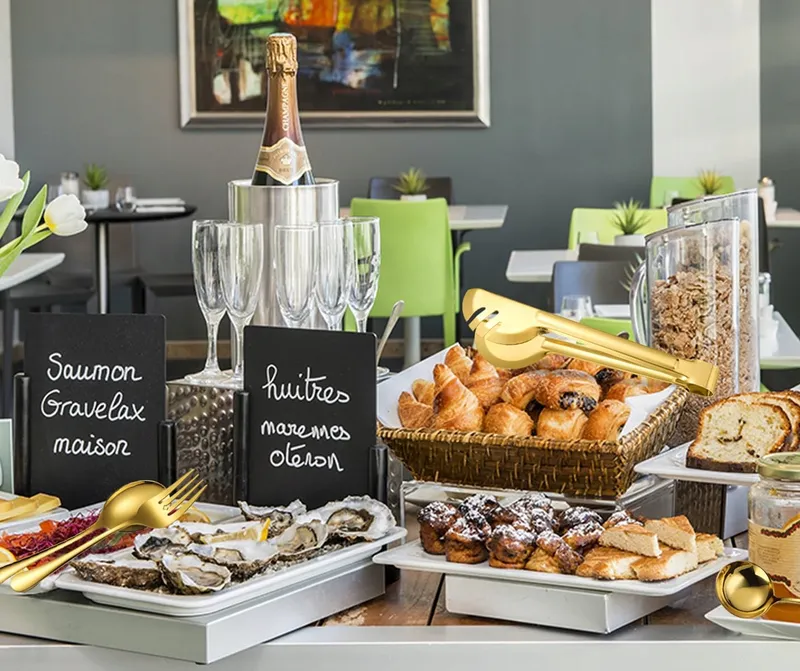 AARAINBOW Buffet Bestekset 8-delig RVS Goud — foto 8