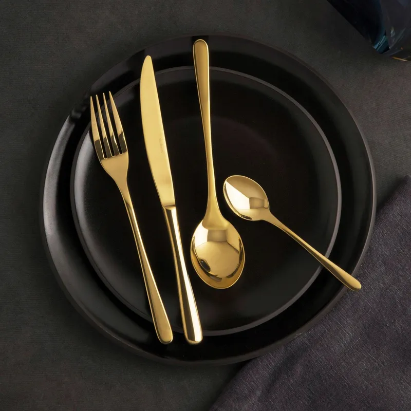 SAMBONET Bestekset 24-delig Goud Roestvrij Staal 6 Personen — foto 3