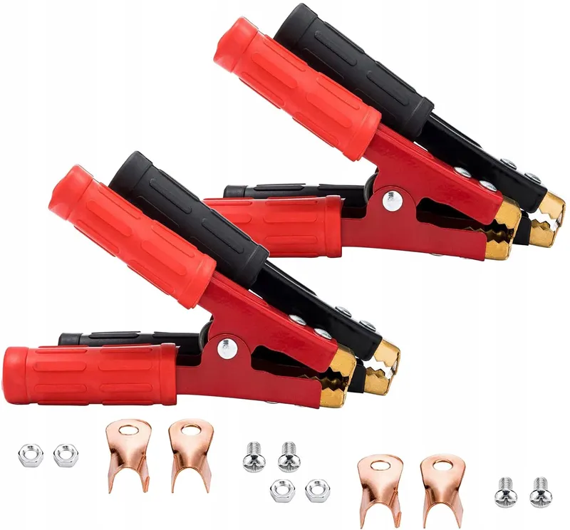 HUALISJI Krokodilklemmen 16cm 4 Stuks 1000A Koper Voor Accus — foto 1