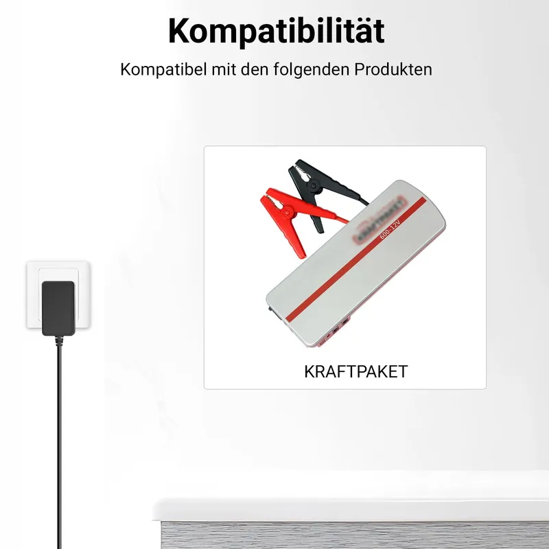 CHVILUERIO Starthulp Powerbank 18000mAh 12V Voor Auto En KFZ — foto 2