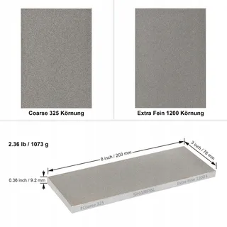 SHARPAL 162N Diamant Slijpsteen 325/1200 Hoekgeleider 20x7cm — miniatuur 5