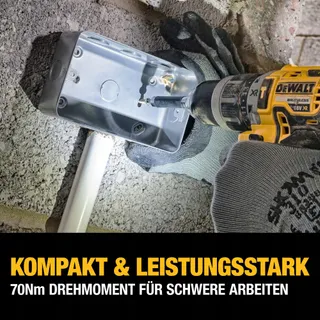 DEWALT XR 18V Klopboorschroevendraaier Borstelloos 70Nm 2x5Ah — miniatuur 7