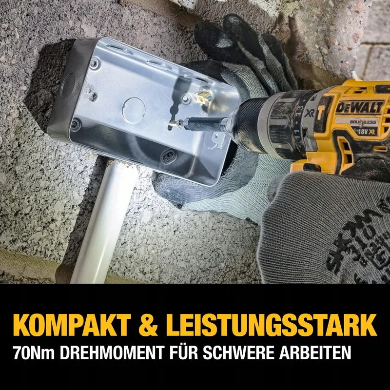 DEWALT XR 18V Klopboorschroevendraaier Borstelloos 70Nm 2x5Ah — foto 7