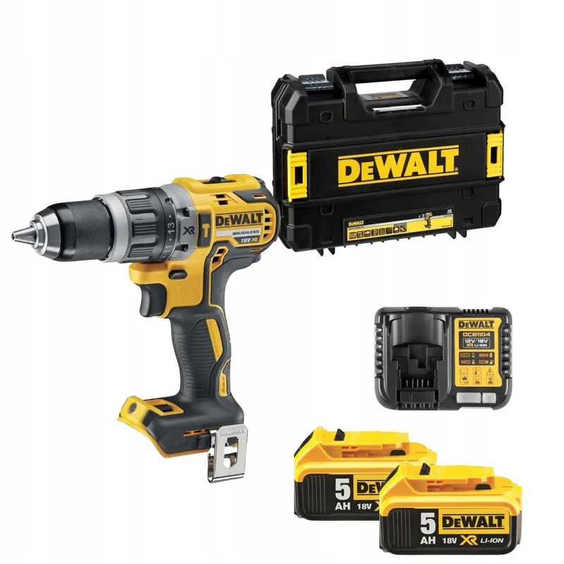 DEWALT XR 18V Klopboorschroevendraaier Borstelloos 70Nm 2x5Ah — foto 1