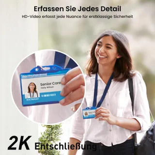 AOSU Video Deurbel 2K HD Draadloos 170 PIR Alexa WiFi 2-weg Audio — miniatuur 3