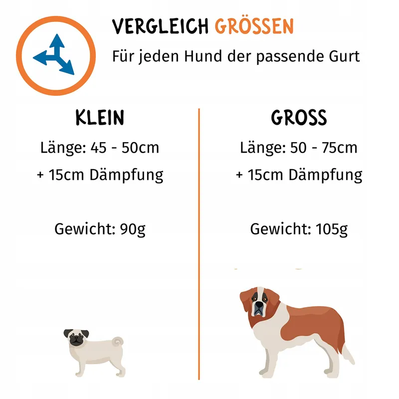 FLOXIK Veiligheidsgordel Hond Verstelbaar Elastisch V2 Zwart — foto 7