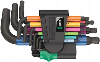 WERA 950/9 Hex-Plus Inbussleutelset Metrisch BlackLaser 9-delig — miniatuur 1