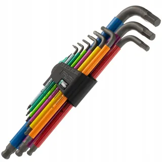 WERA 950/9 Hex-Plus Inbussleutelset Metrisch BlackLaser 9-delig — miniatuur 10