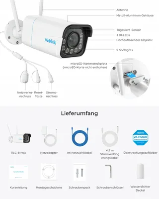 REOLINK Slimme Buitencamera Wi-Fi 6 5X Zoom Kleurennachtzicht — miniatuur 8