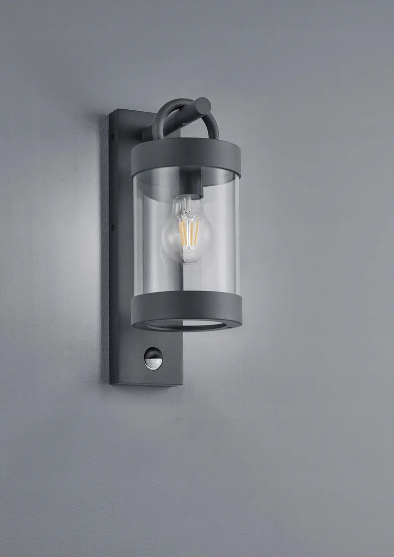 TRIO LEUCHTEN Sambesi Buitenwandlamp Aluminium Bewegingssensor E27 — foto 3