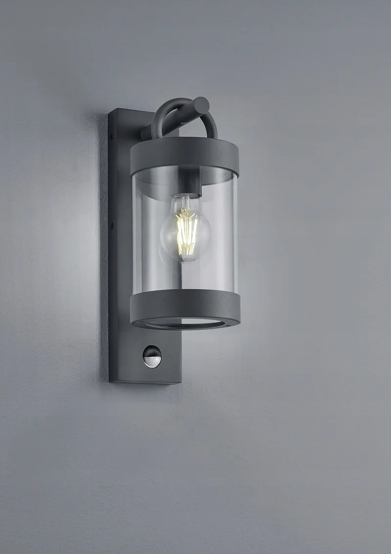 TRIO LEUCHTEN Sambesi Buitenwandlamp Aluminium Bewegingssensor E27 — foto 2