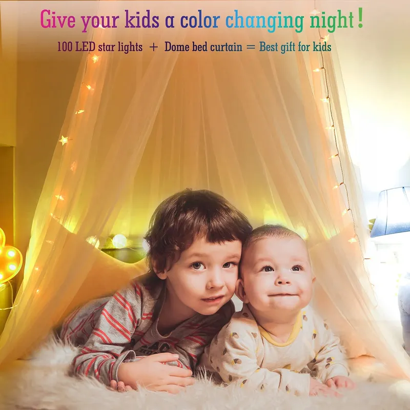 HEYCOLOR Bedhemel LED Lichtketting 8 Standen 100 LED — foto 3