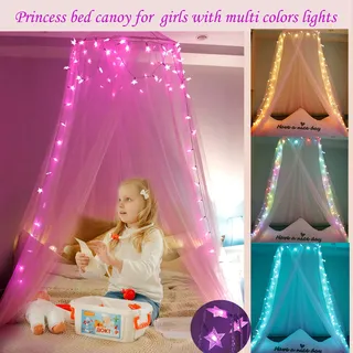 HEYCOLOR Bedhemel LED Lichtketting 8 Standen 100 LED — miniatuur 2
