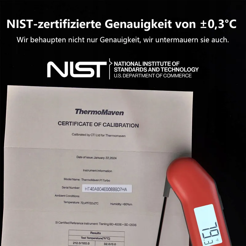 THERMOMAVEN F1 Turbo Digitale Vleesthermometer IP67 Waterdicht BBQ — foto 3