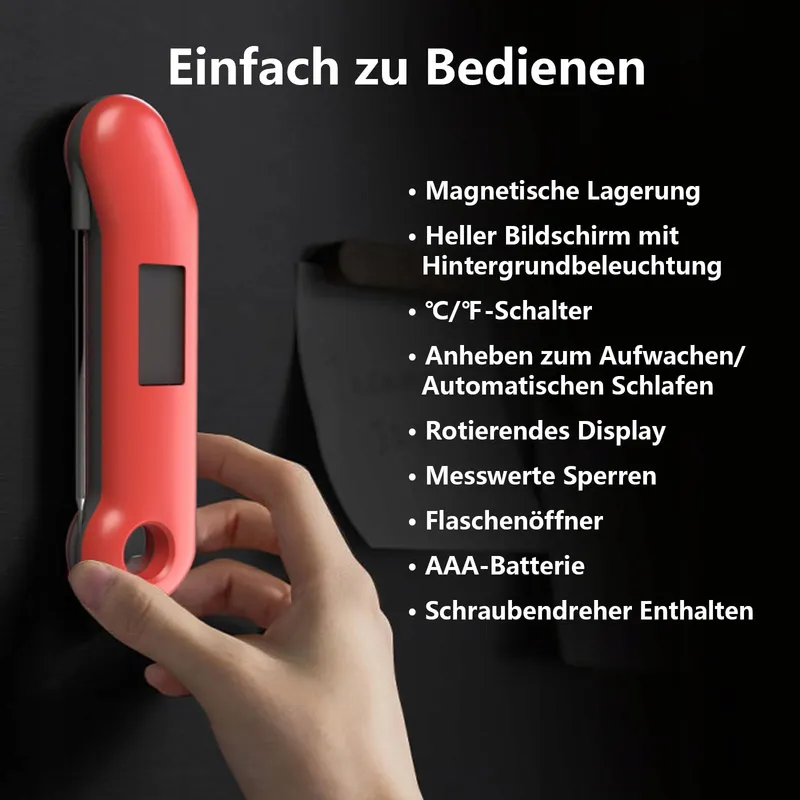 THERMOMAVEN F1 Turbo Digitale Vleesthermometer IP67 Waterdicht BBQ — foto 6