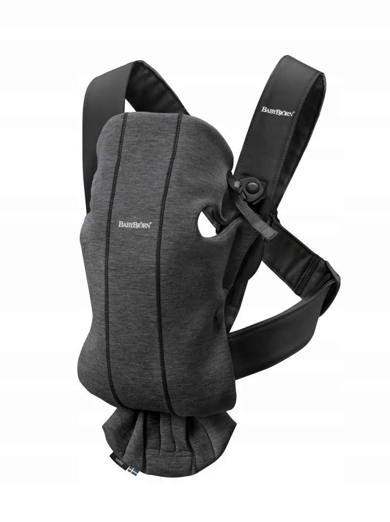 BABYBJÖRN Draagzak Mini 3D Jersey Ergonomisch Donkergrijs — foto 1