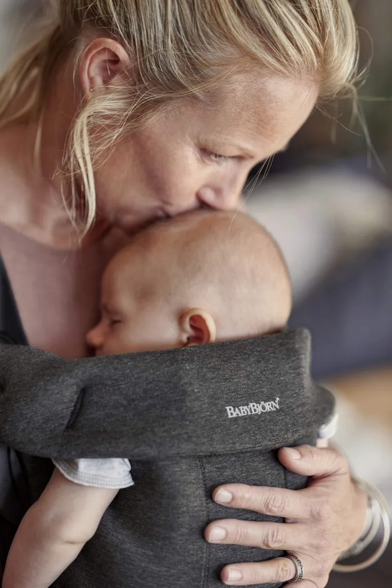 BABYBJÖRN Draagzak Mini 3D Jersey Ergonomisch Donkergrijs — foto 5