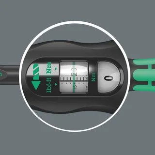 WERA Momentsleutel 3/8" 10-50 Nm Met Ratel Zwart Groen — miniatuur 5