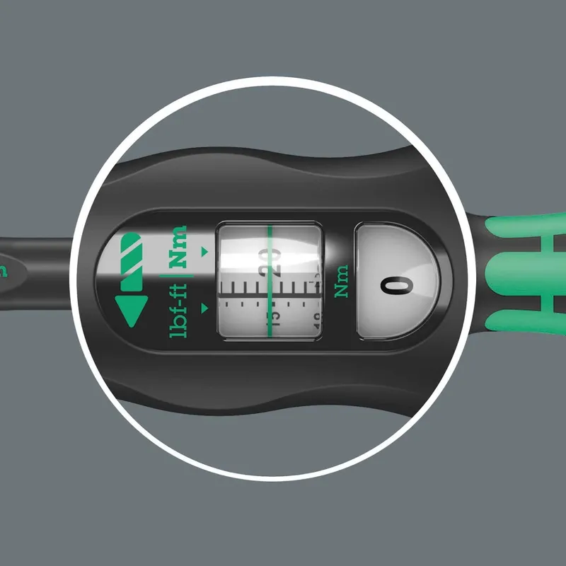 WERA Momentsleutel 3/8" 10-50 Nm Met Ratel Zwart Groen — foto 5
