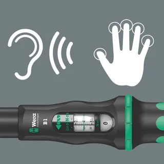 WERA Momentsleutel 3/8" 10-50 Nm Met Ratel Zwart Groen — miniatuur 3