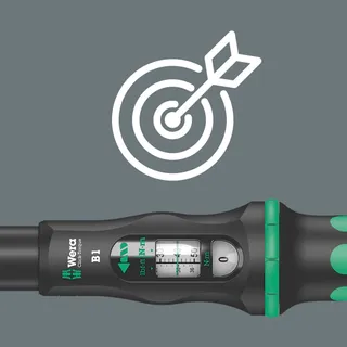WERA Momentsleutel 3/8" 10-50 Nm Met Ratel Zwart Groen — miniatuur 4