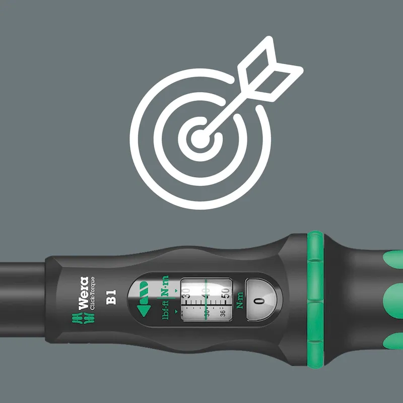 WERA Momentsleutel 3/8" 10-50 Nm Met Ratel Zwart Groen — foto 4