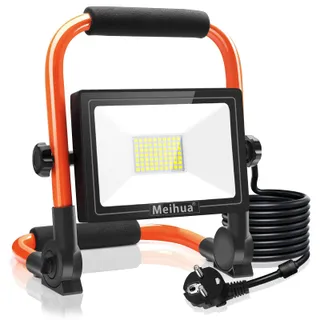 MEIHUA LED Bouwspot 60W 5200LM 6500K IP66 Waterdicht Draagbaar — miniatuur 1