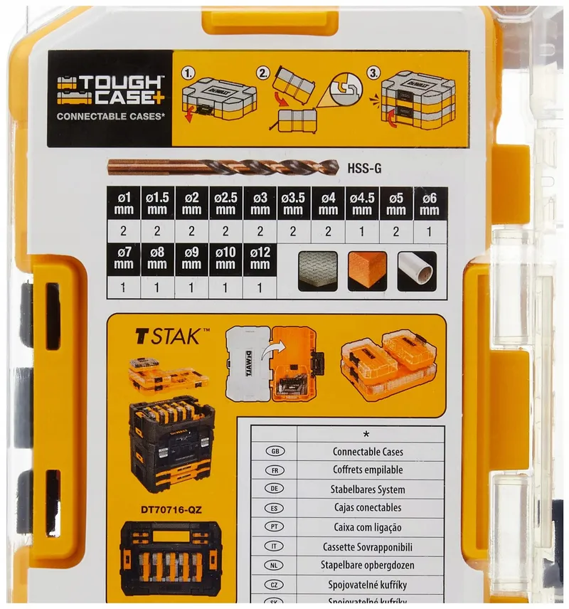 DEWALT Metaalborenset 23-delig Metaal Hout Kunststof — foto 3