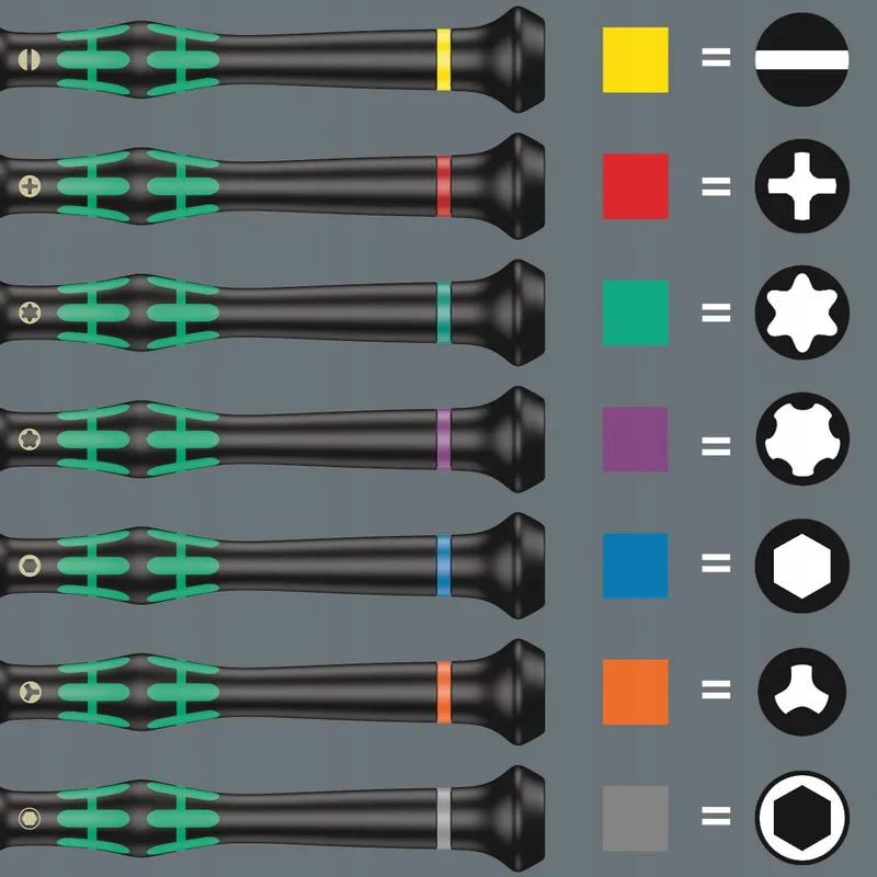 WERA Elektronica Schroevendraaierset 6-delig met Rek — foto 5
