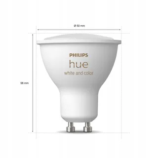 PHILIPS Hue White Color Ambiance GU10 LED 350lm Smart RGB — miniatuur 5