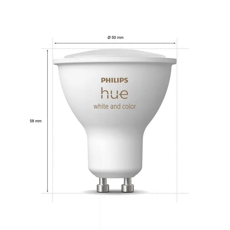PHILIPS Hue White Color Ambiance GU10 LED 350lm Smart RGB — foto 5