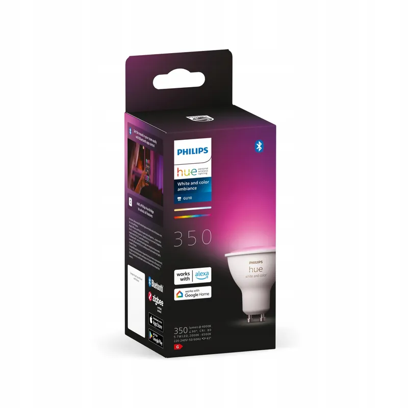PHILIPS Hue White Color Ambiance GU10 LED 350lm Smart RGB — foto 15