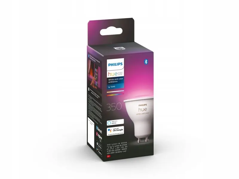 PHILIPS Hue White Color Ambiance GU10 LED 350lm Smart RGB — foto 10