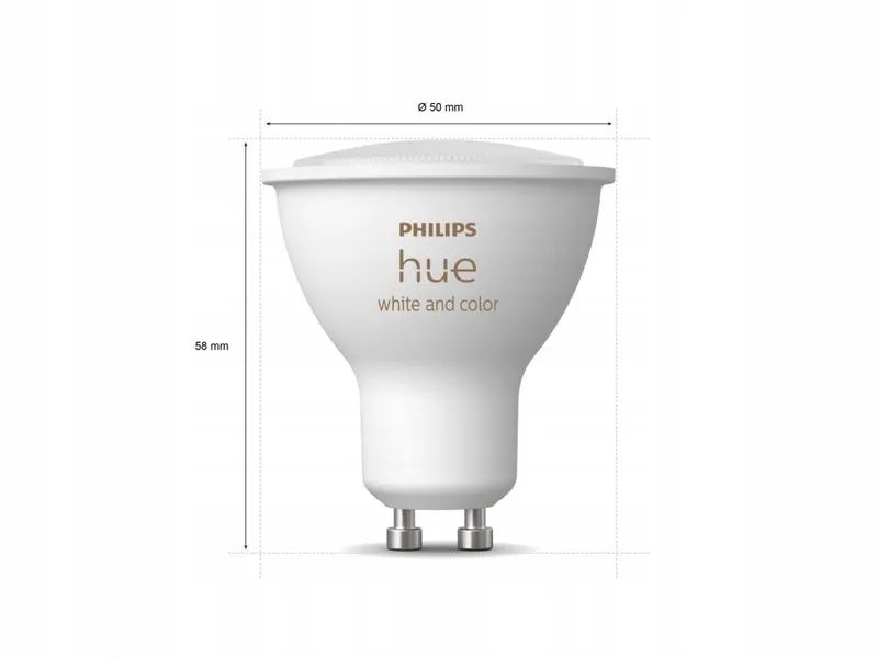 PHILIPS Hue White Color Ambiance GU10 LED 350lm Smart RGB — foto 9