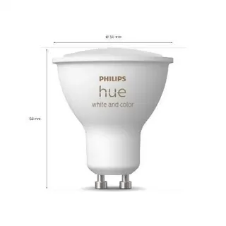 PHILIPS Hue White Color Ambiance GU10 LED 350lm Smart RGB — miniatuur 14