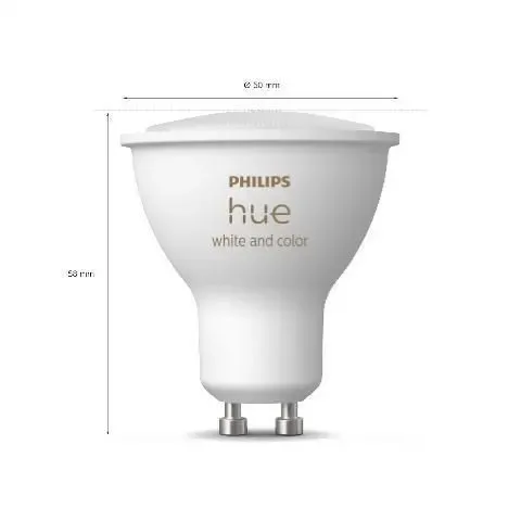 PHILIPS Hue White Color Ambiance GU10 LED 350lm Smart RGB — foto 14