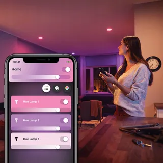 PHILIPS Hue White Color Ambiance GU10 LED 350lm Smart RGB — miniatuur 3